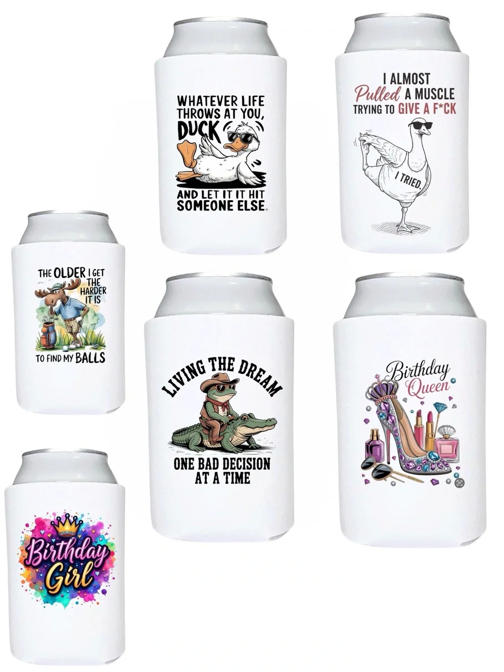 1 foam Can Cooler Koozie pick a design. Great for cans and bottles New